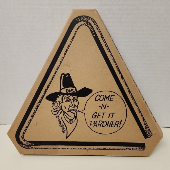 Cadt Iron Triangle/Dinner Bell - "Come-N-Get It Pardner" Danger Men Cooking - Picture 1 of 2
